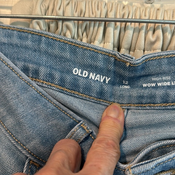 NEW Old Navy 12 long high-rise wide leg brand new with tag . - Picture 7 of 7